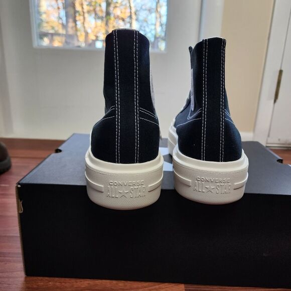 Converse Chuck Taylor Black Cruise Hightop Sneakers 12/11 NIB - Picture 4 of 12